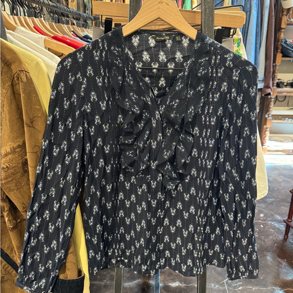 Massimo Dutti Patterned Blouse